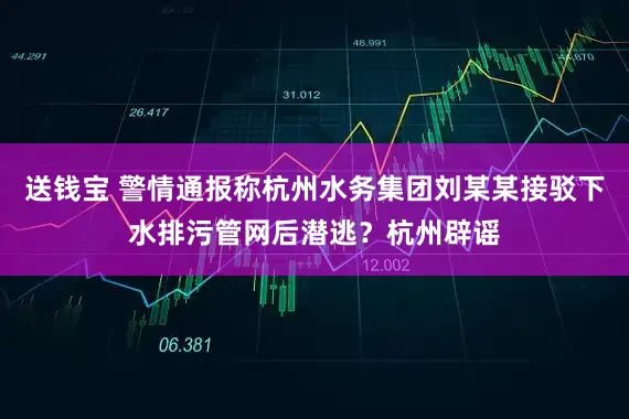 送钱宝 警情通报称杭州水务集团刘某某接驳下水排污管网后潜逃？杭州辟谣