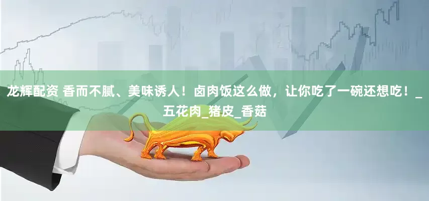 龙辉配资 香而不腻、美味诱人！卤肉饭这么做，让你吃了一碗还想吃！_五花肉_猪皮_香菇
