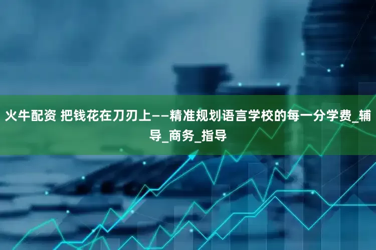 火牛配资 把钱花在刀刃上——精准规划语言学校的每一分学费_辅导_商务_指导