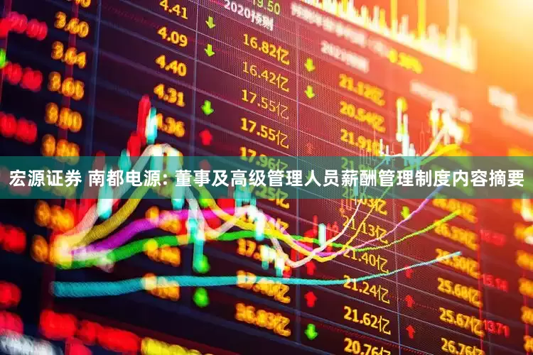 宏源证券 南都电源: 董事及高级管理人员薪酬管理制度内容摘要